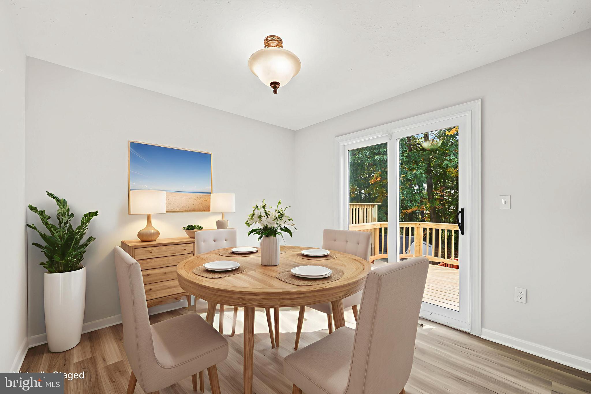 306 Kings Crest Drive Stafford, VA 22554 - Photo 2 of 41 a view of a dining room with furniture window and wooden floor