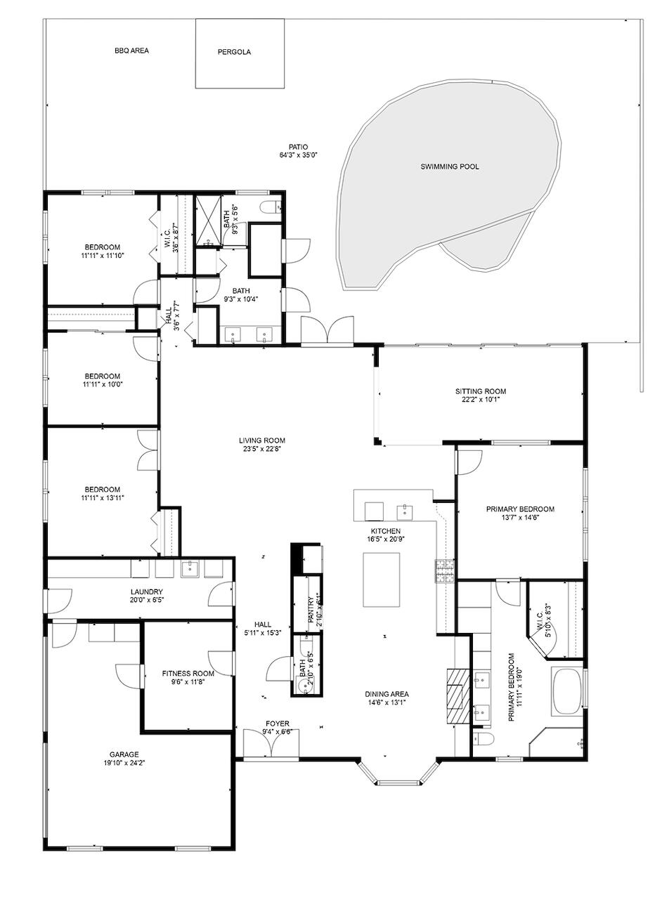 1080 Southwest 17th Street Boca Raton, FL 33486 - Photo 45 of 45 Floorplan