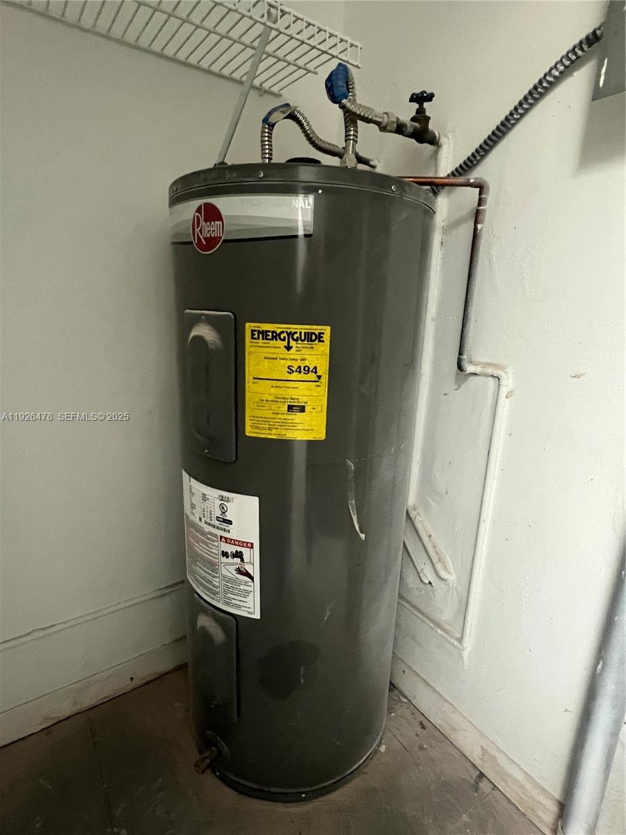 20610 Northeast 7th Court Miami, FL 33179 - Photo 35 of 38 a view of water heater room