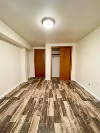 a view of a bedroom