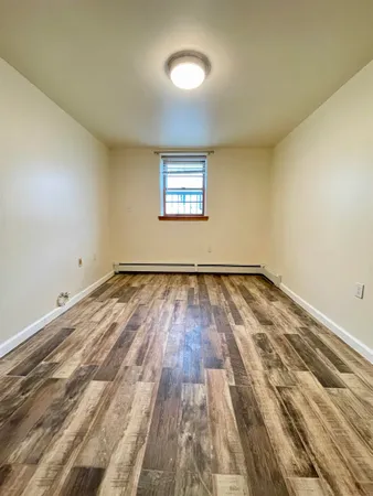 wooden floor in a room