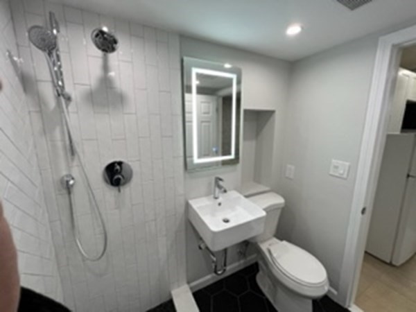 147 Winthrop Road, Unit 2 Brookline, MA 02445 - Photo 14 of 19 a bathroom with a sink toilet and shower