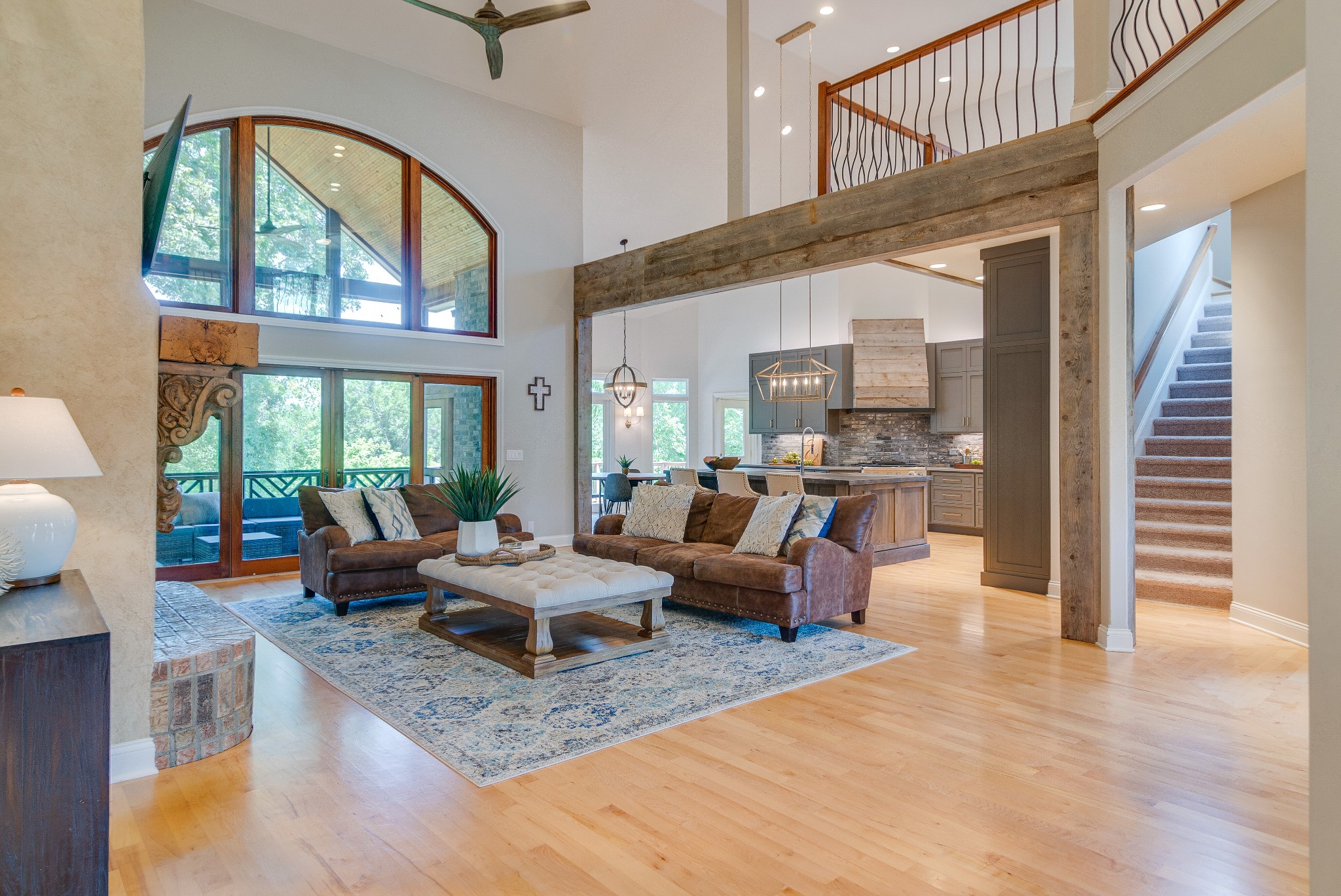809 Aldwych Circle Franklin, TN 37069 - Photo 9 of 44 a living room with furniture and a large window