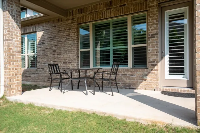 a house with a outdoor space