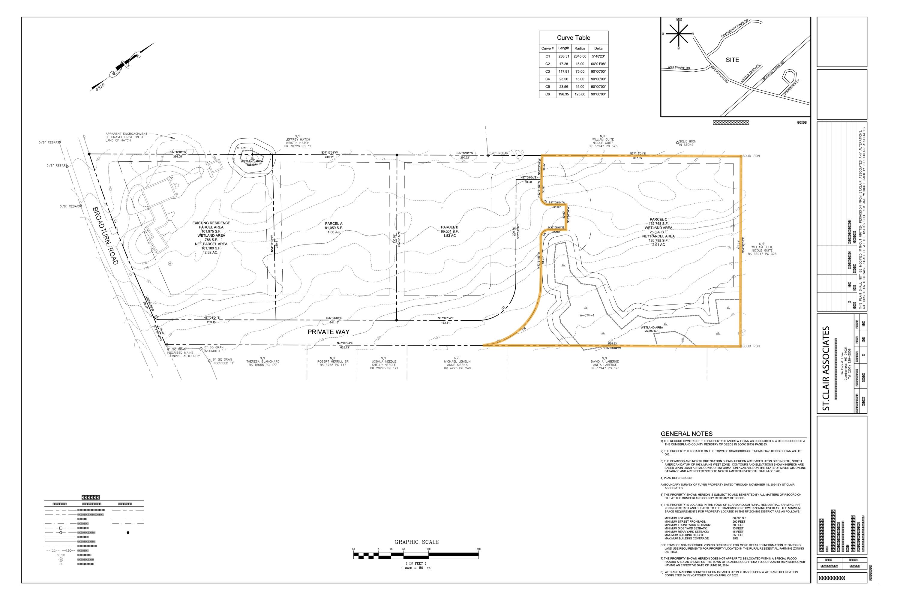 91 C Broadturn Road Scarborough, ME 04074 - Photo 6 of 6 91 C Broadturn Rd_Survey Outline C