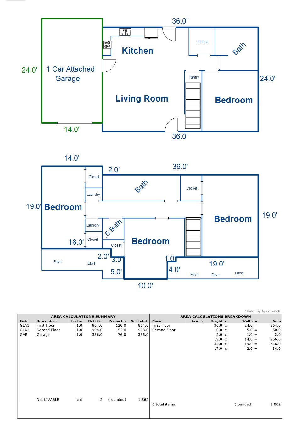 9 Pebble Lane, Unit 9 Sanford, ME 04073 - Photo 29 of 29 Floorplan