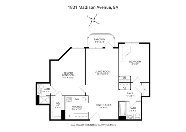$629,000 | 1831 Madison Avenue, Unit 9A | Harlem