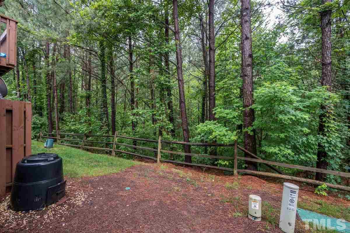 5414 Echo Ridge Road Raleigh, NC 27612 - Photo 22 of 22 a view of a backyard with green space