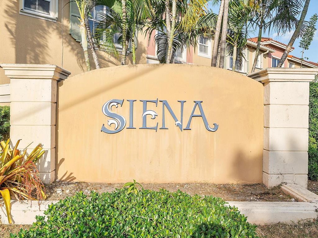 5825 Siena Lane Hollywood, FL 33021 - Photo 26 of 26 a view of outdoor space with sign board