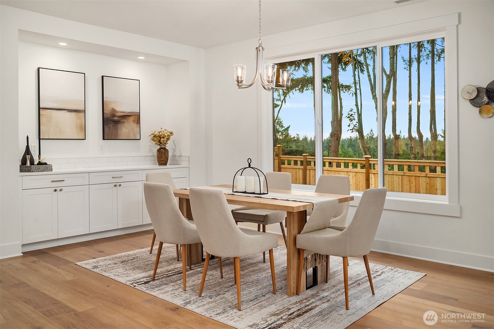 22212 98th Avenue West Edmonds, WA 98020 - Photo 19 of 39 a view of a dining room with furniture window and outside view