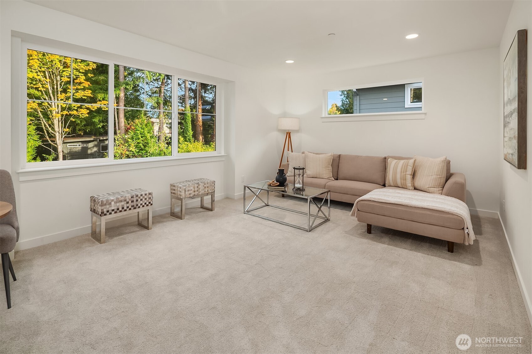22212 98th Avenue West Edmonds, WA 98020 - Photo 23 of 39 a living room with furniture and a large window