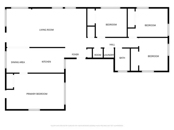 aerial view of a house