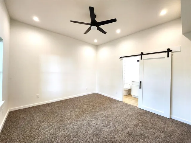 a view of an empty room