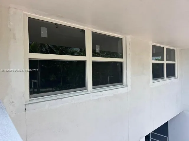 a view of a entryway of the house