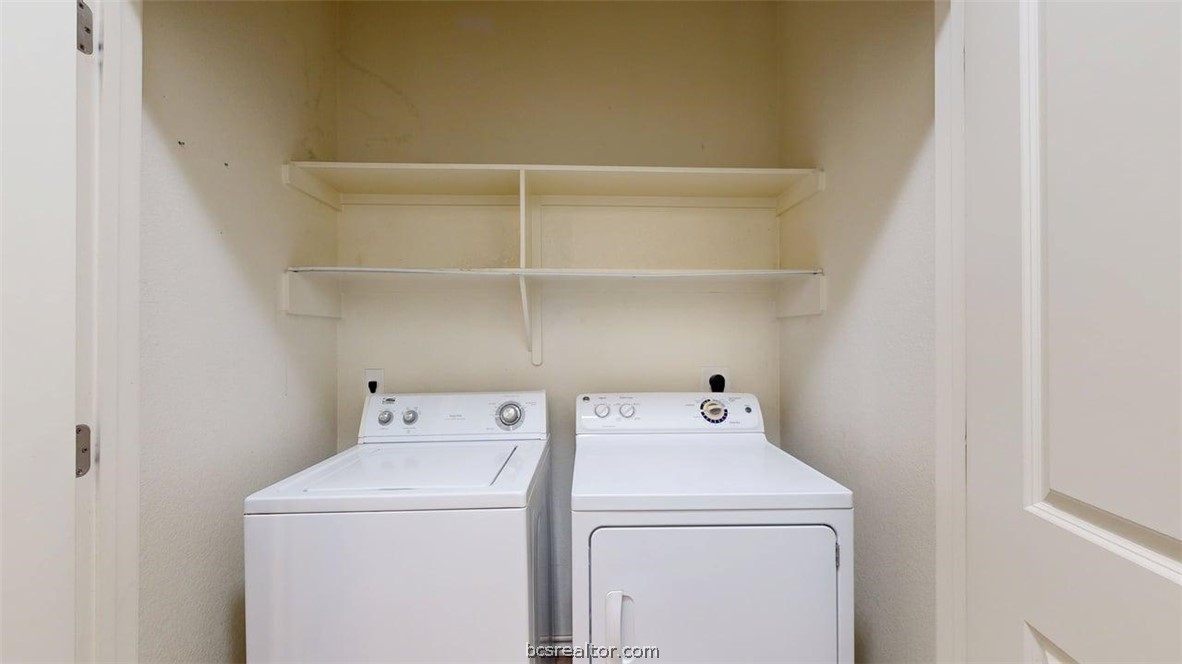 4453-4455 Reveille Road College Station, TX 77845 - Photo 36 of 37 a utility room with dryer and washer