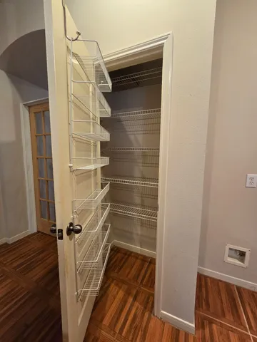 a view of walk in closet