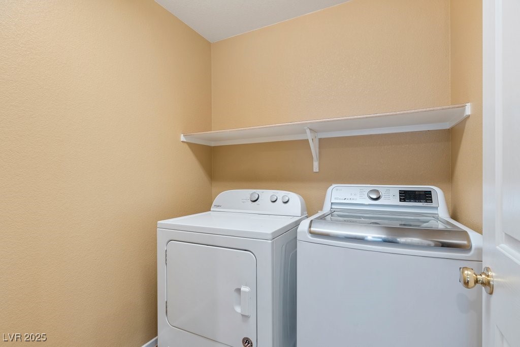 5033 Ropers Rock Court Las Vegas, NV 89131 - Photo 31 of 40 Laundry area featuring washer and dryer