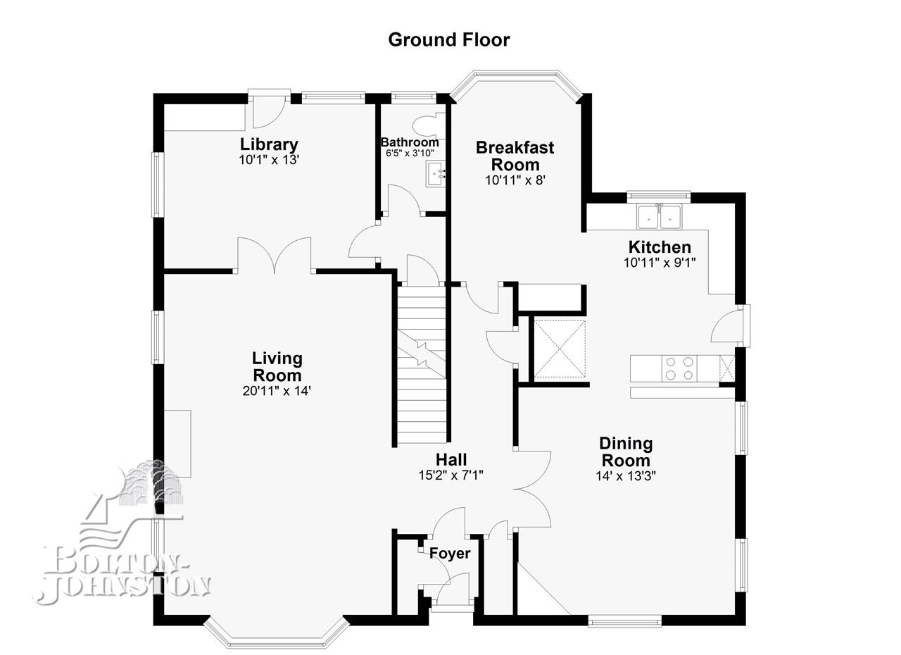 1265 Audubon Road Grosse Pointe, MI 48230 - Photo 42 of 44 Floor Plan - 1st Floor