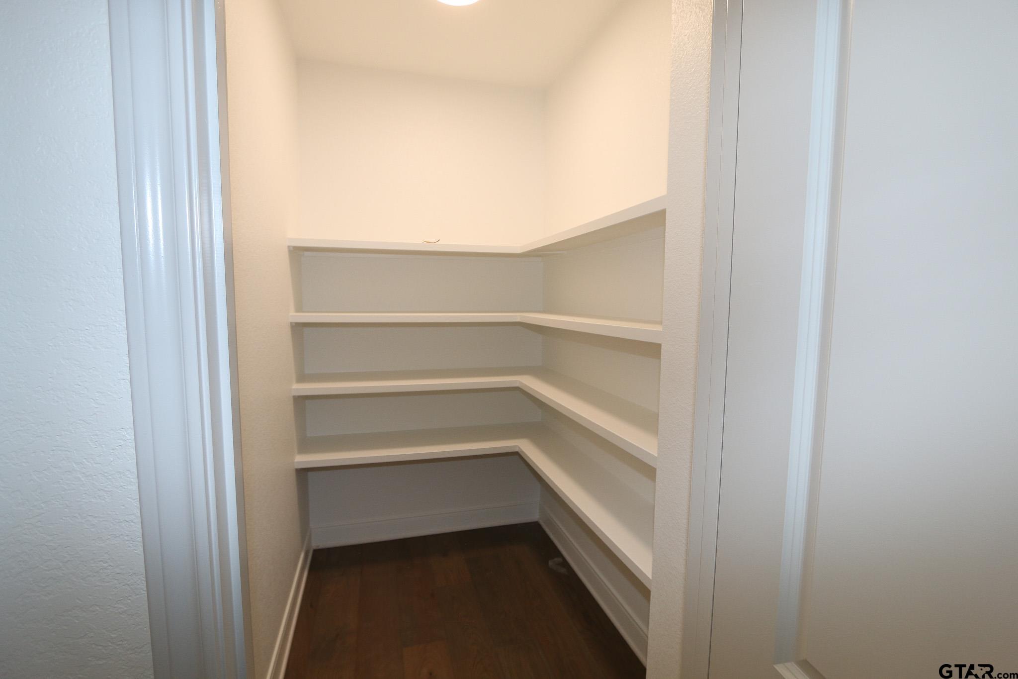 16527 Cooper Way Flint, TX 75762 - Photo 17 of 33 a storage room with an empty shelf