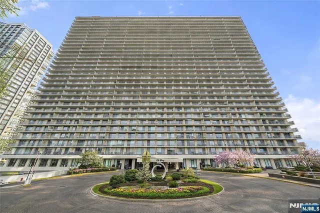 a front view of a building