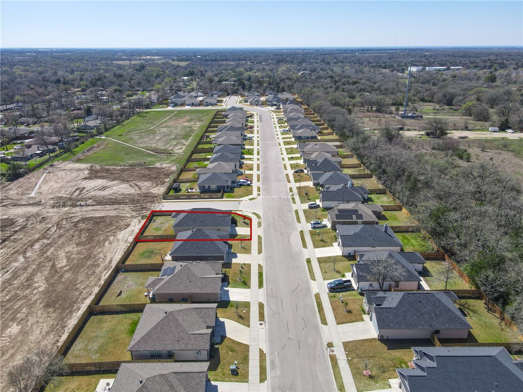 2406 Lightfoot Lane Bryan, TX 77803 - Photo 38 of 38 an aerial view of residential houses with yard