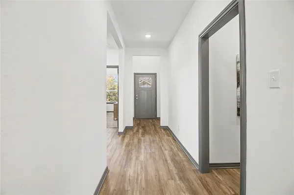 wooden floor in a gallery