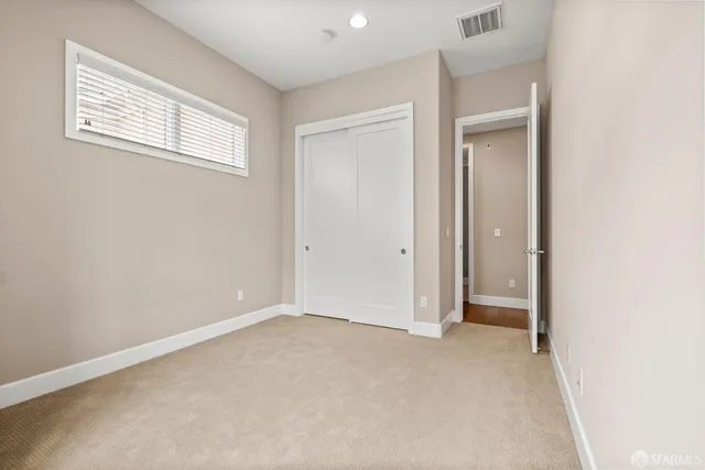 a view of an empty room