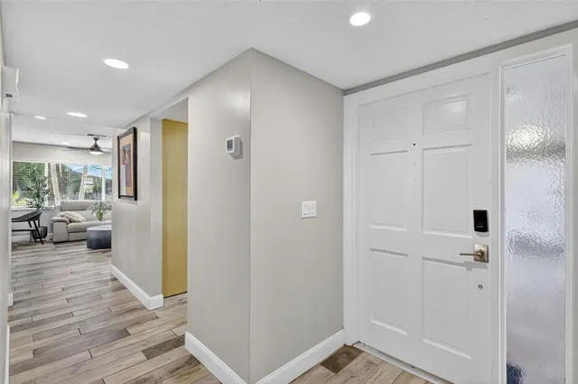 a living room with furniture and window