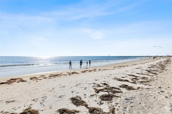 a view of beach and ocean