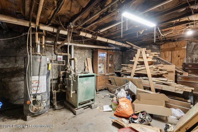 a view of storage and utility room