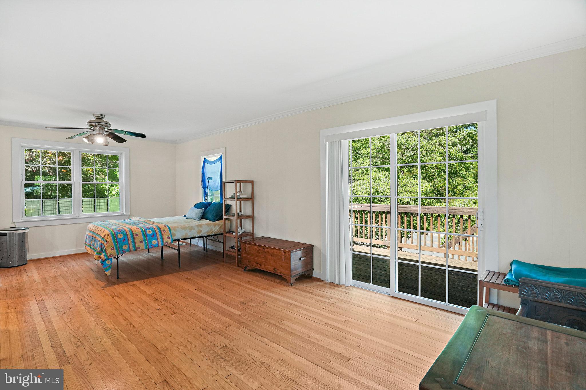 12331 Charles Road Silver Spring, MD 20906 - Photo 11 of 26 Primary Bedroom With Exit To Deck