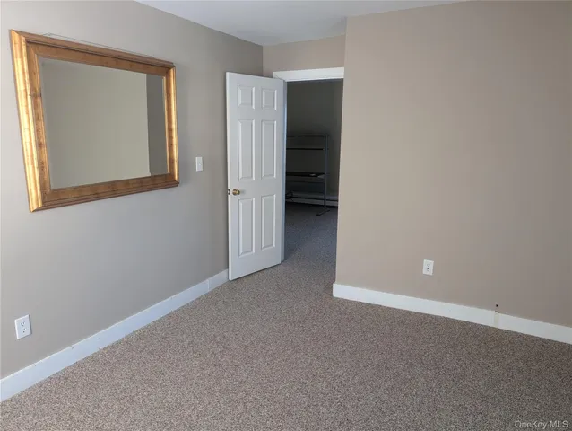 a close up view of racks on the wall