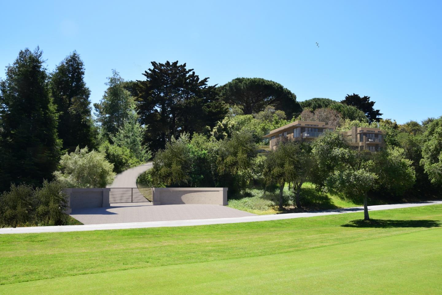 75 New Place Road Hillsborough, CA 94010 - Photo 9 of 9 a view of a house with a yard