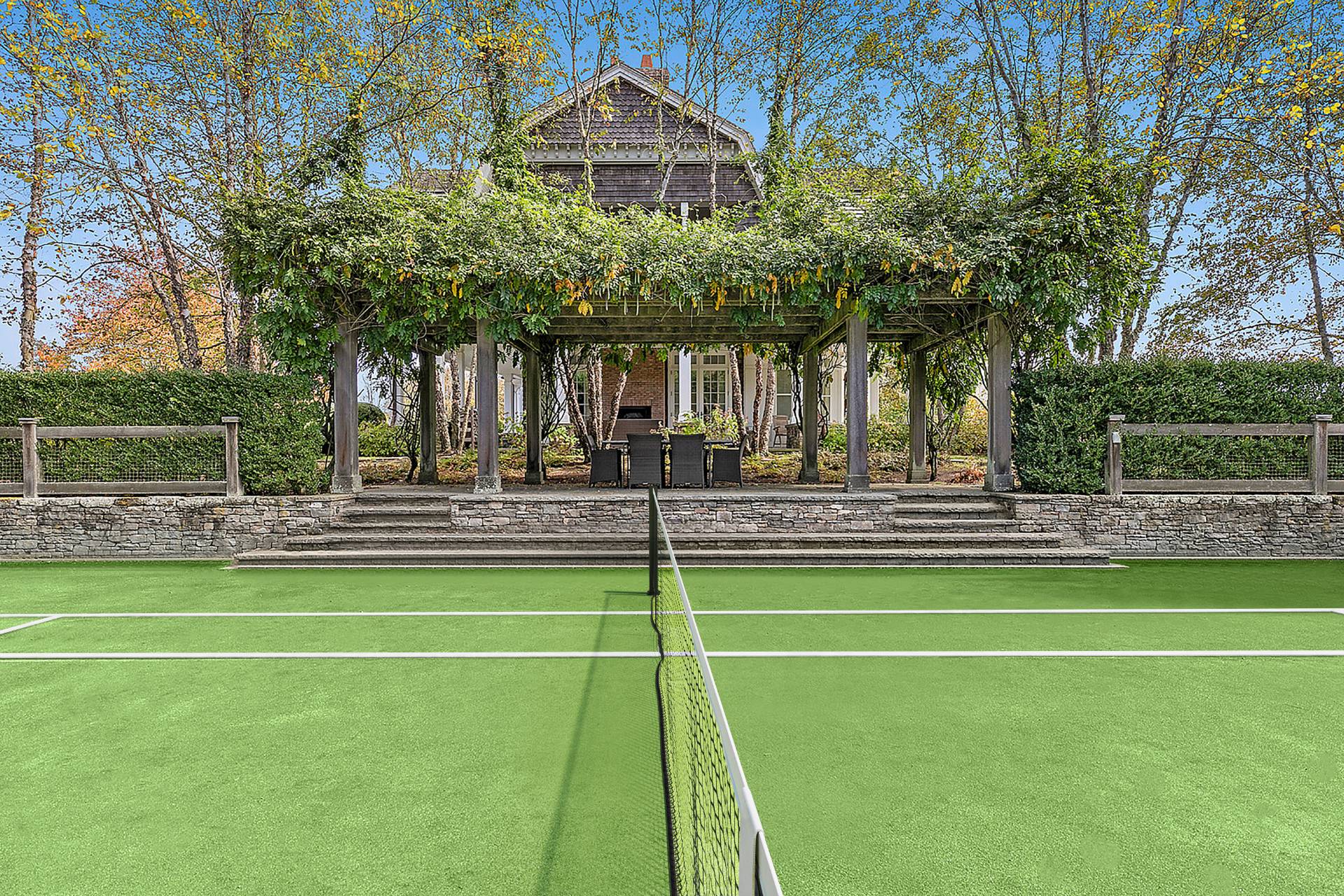 461 Ocean Road Bridgehampton, NY 11932 - Photo 27 of 29 a view of a basketball court