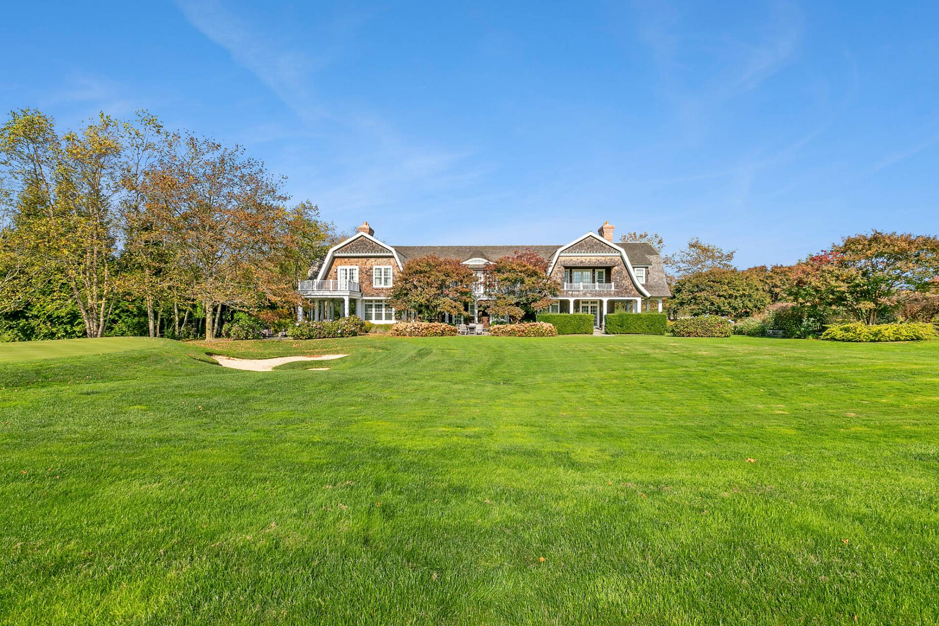 461 Ocean Road Bridgehampton, NY 11932 - Photo 29 of 29 a view of a house with a big yard