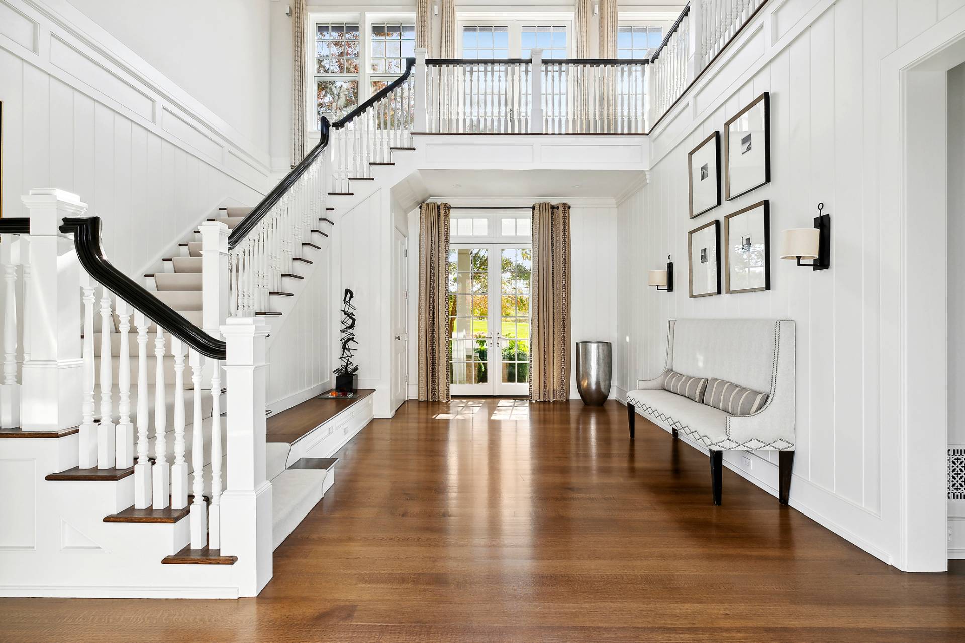 461 Ocean Road Bridgehampton, NY 11932 - Photo 5 of 29 a view of an entryway with wooden floor