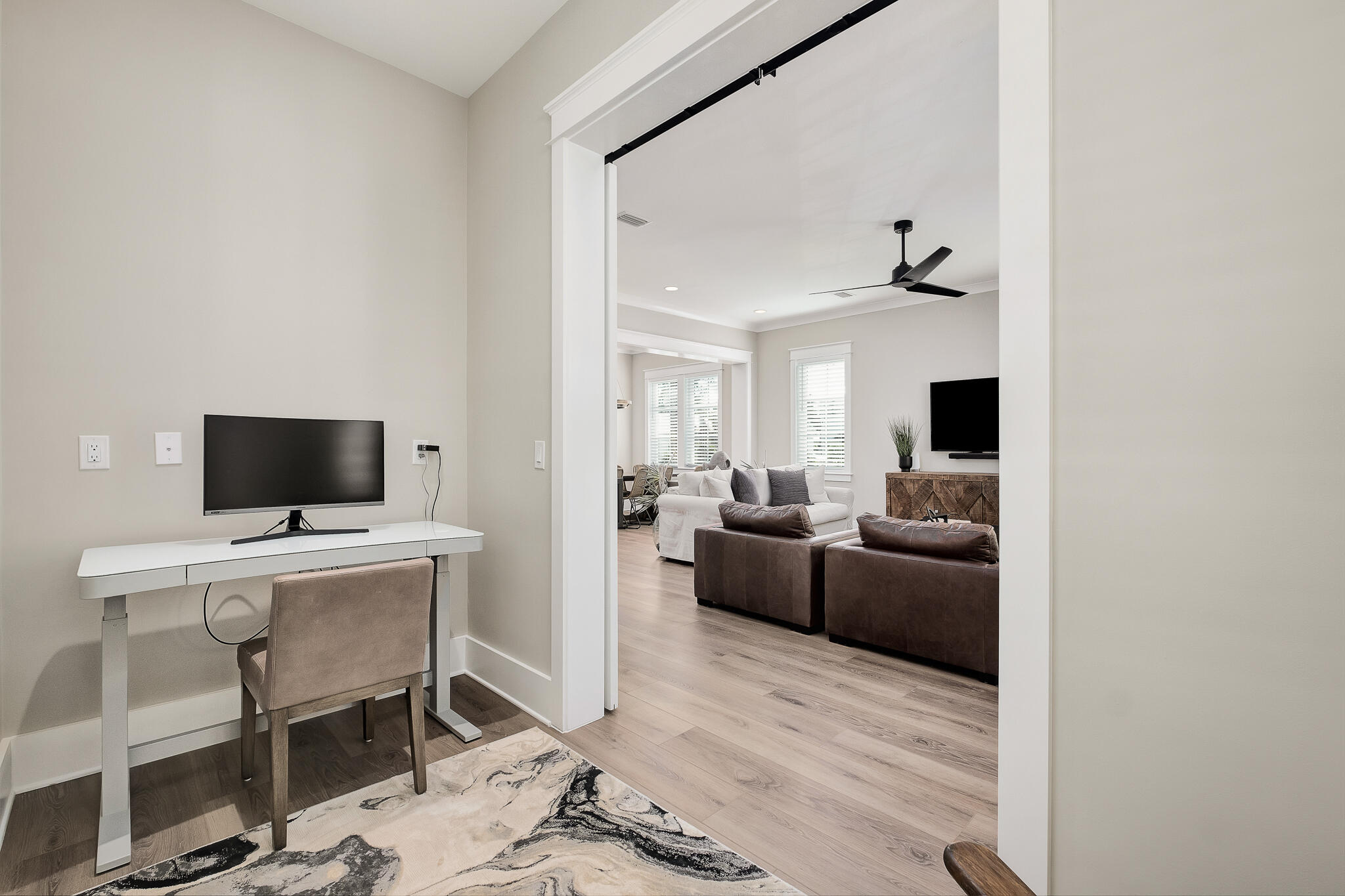 107 Grande Pointe Dr Inlet Beach Inlet Beach, FL 32461 - Photo 11 of 78 a view of a livingroom with furniture and a flat screen tv