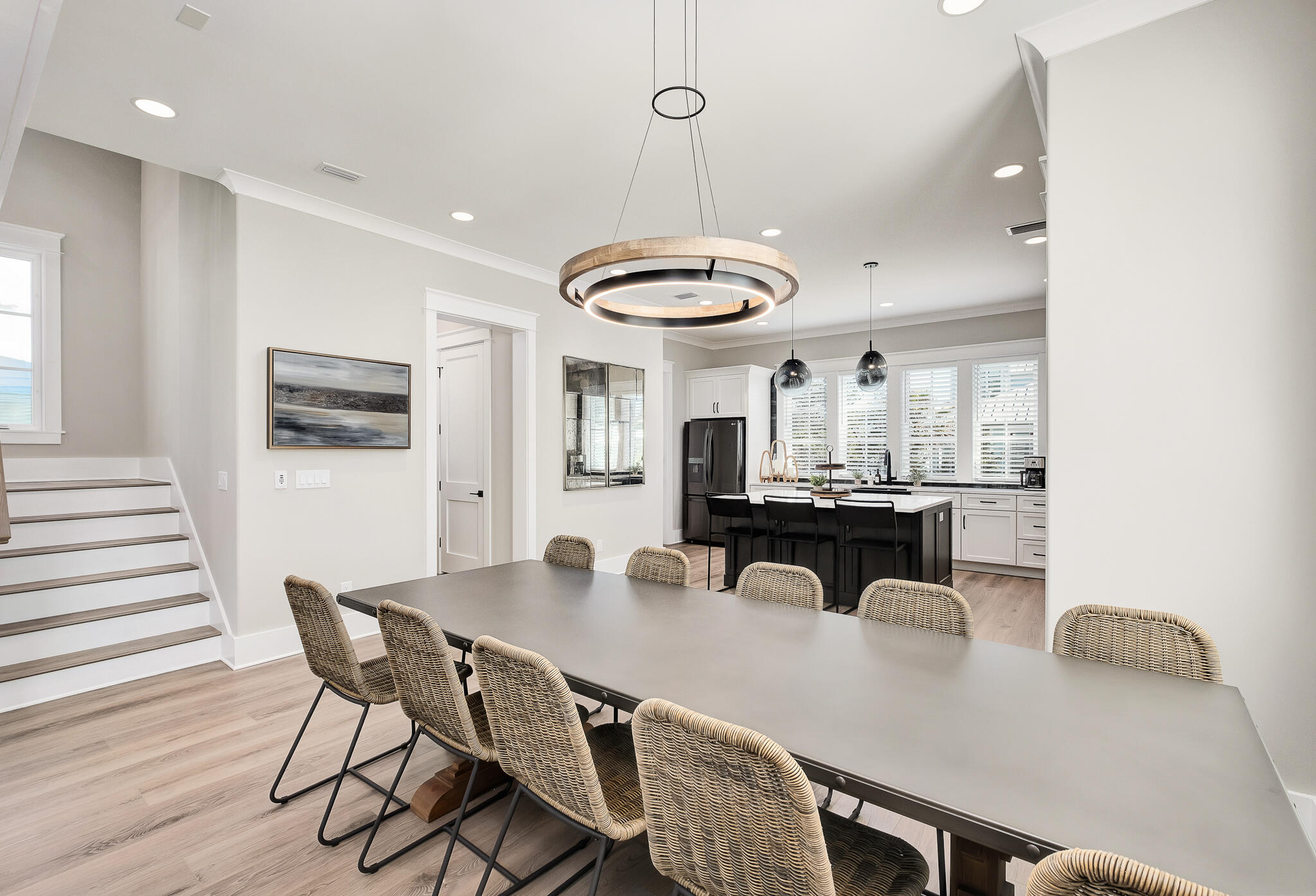 107 Grande Pointe Dr Inlet Beach Inlet Beach, FL 32461 - Photo 13 of 78 a view of a dining room with furniture and wooden floor