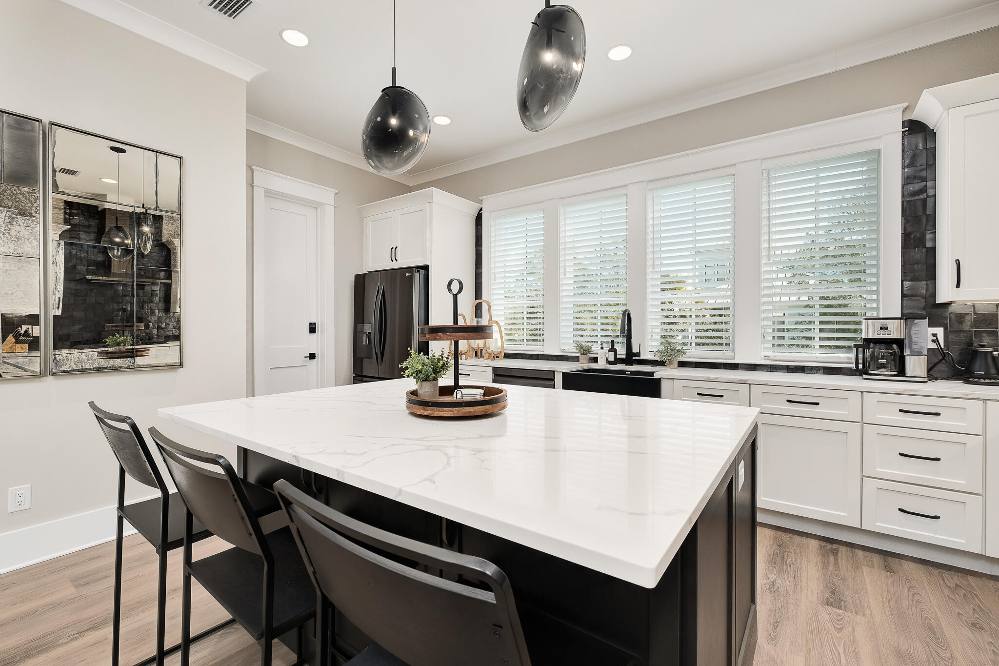 107 Grande Pointe Dr Inlet Beach Inlet Beach, FL 32461 - Photo 19 of 78 a kitchen with appliances cabinets and wooden floor