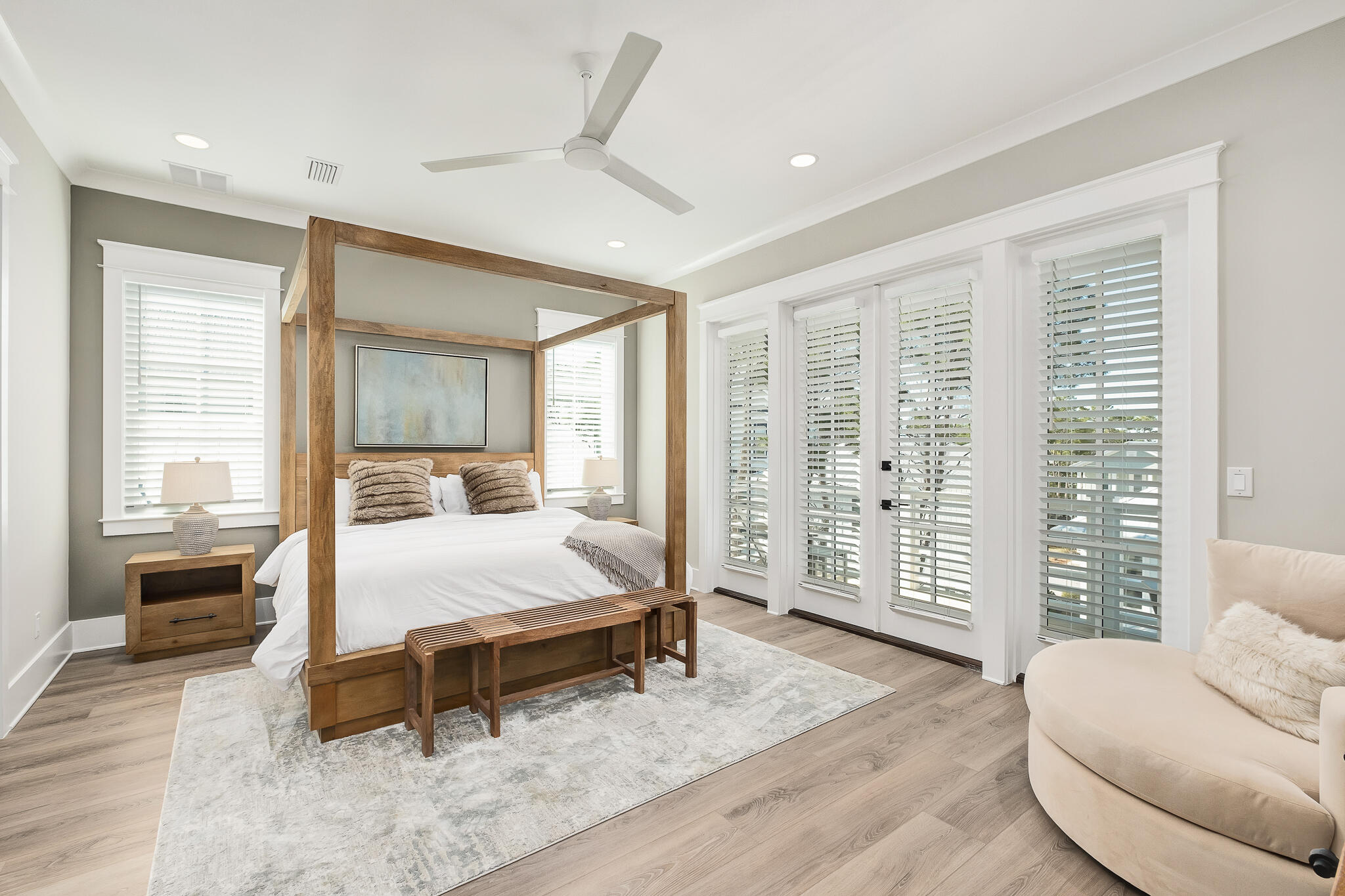 107 Grande Pointe Dr Inlet Beach Inlet Beach, FL 32461 - Photo 23 of 78 a bedroom with a large bed and a large window