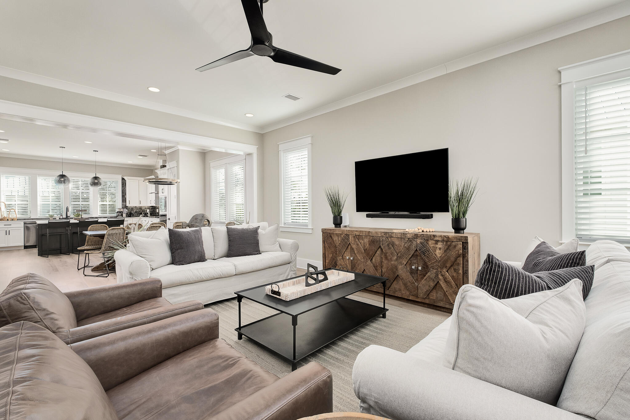 107 Grande Pointe Dr Inlet Beach Inlet Beach, FL 32461 - Photo 4 of 78 a living room with furniture and a flat screen tv