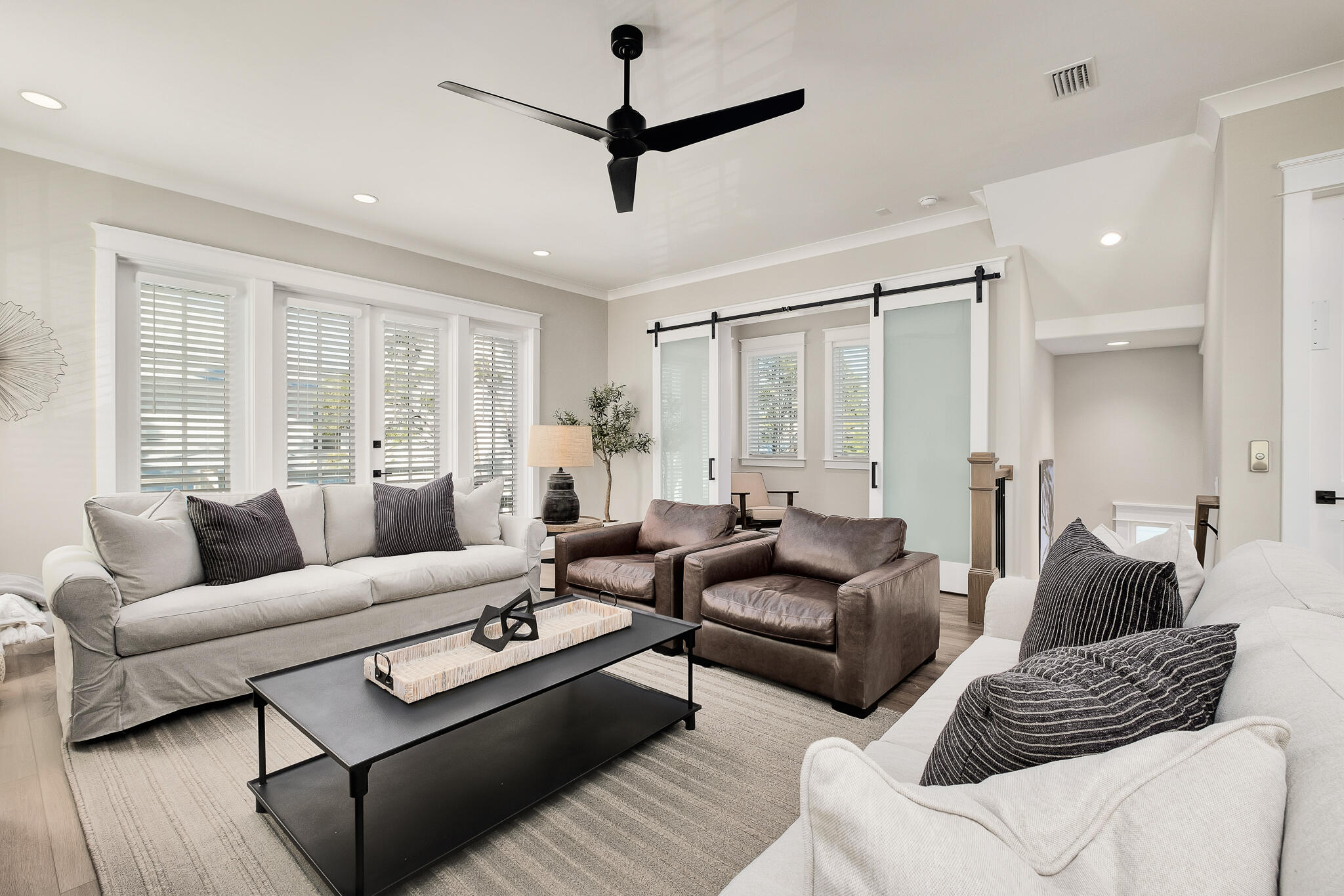 107 Grande Pointe Dr Inlet Beach Inlet Beach, FL 32461 - Photo 5 of 78 a living room with furniture and a large window