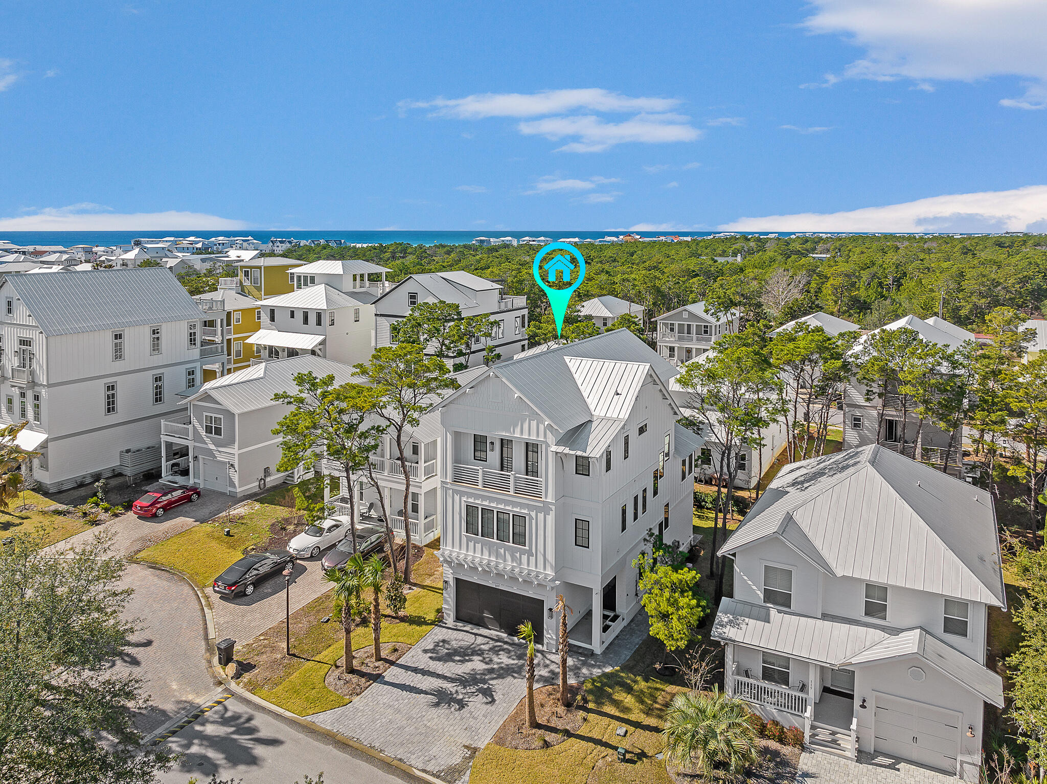 107 Grande Pointe Dr Inlet Beach Inlet Beach, FL 32461 - Photo 56 of 78 an aerial view of multiple house