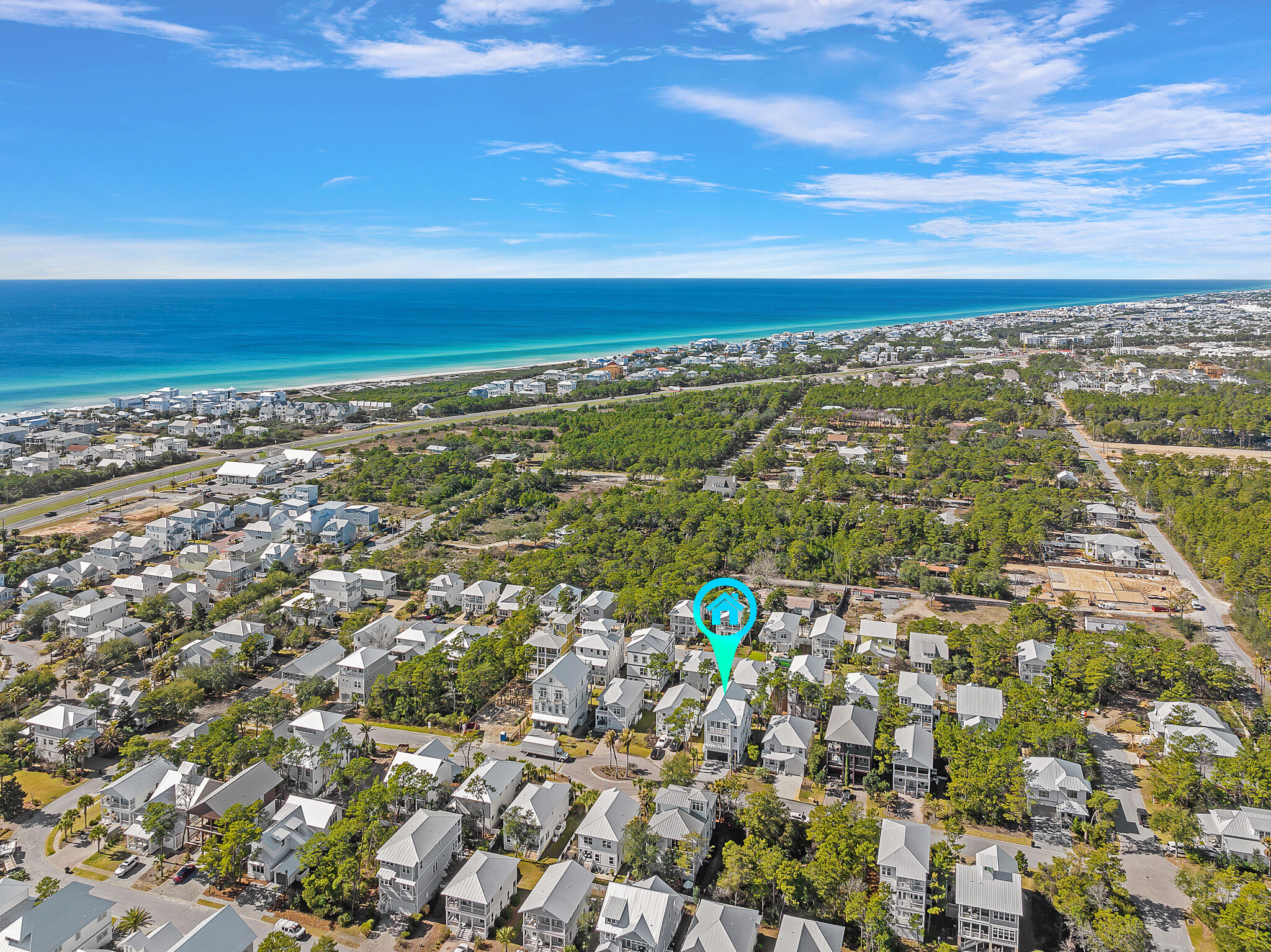 107 Grande Pointe Dr Inlet Beach Inlet Beach, FL 32461 - Photo 59 of 78 a view of city and ocean