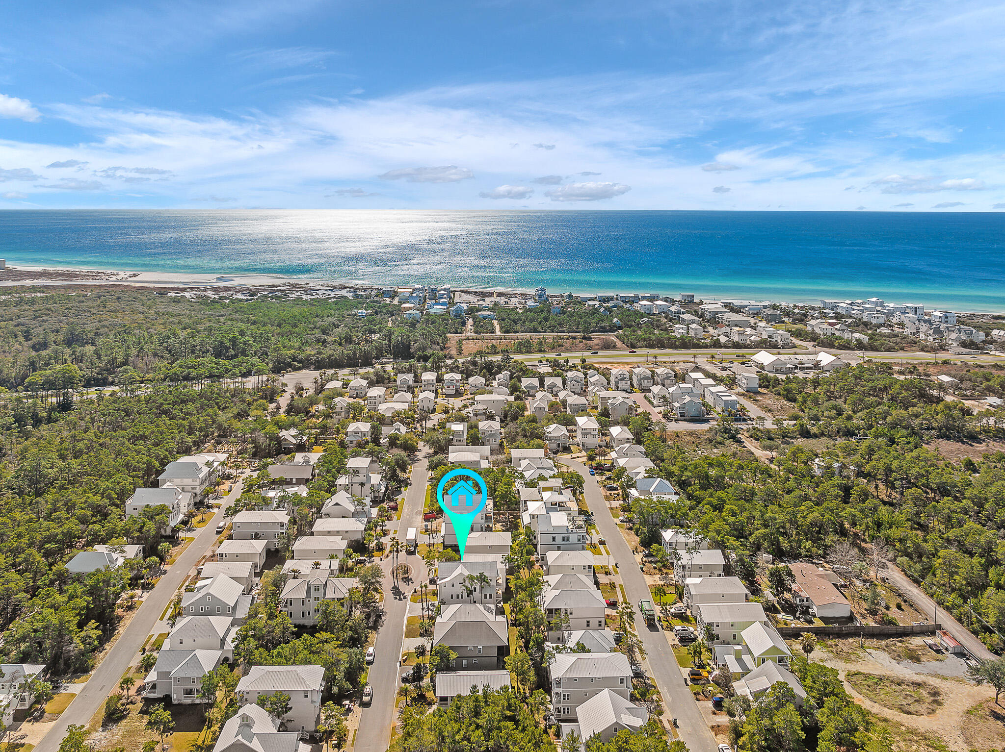 107 Grande Pointe Dr Inlet Beach Inlet Beach, FL 32461 - Photo 60 of 78 an aerial view of a city