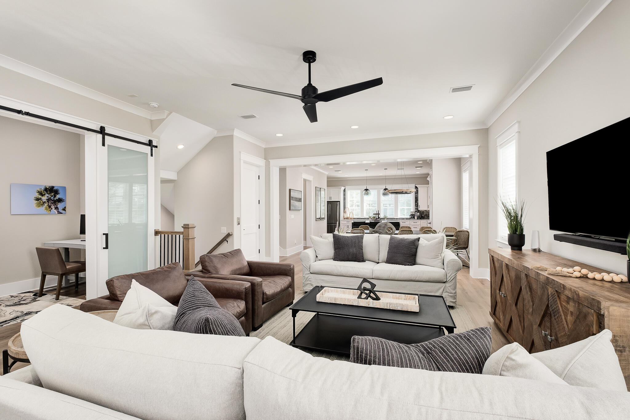 107 Grande Pointe Dr Inlet Beach Inlet Beach, FL 32461 - Photo 8 of 78 a living room with furniture and a flat screen tv