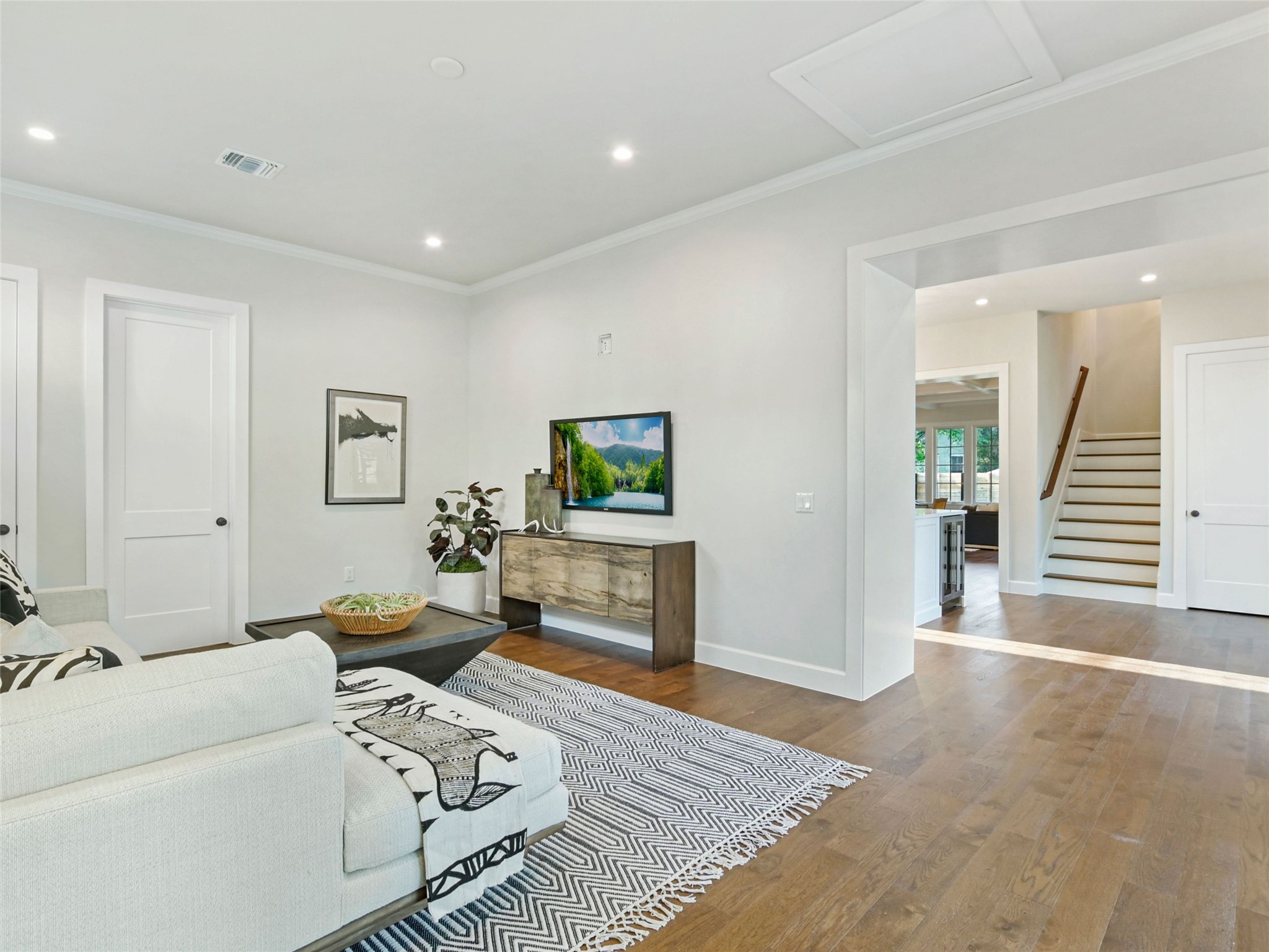 1603 Willow Street Austin, TX 78702 - Photo 15 of 30 a living room with furniture and wooden floor