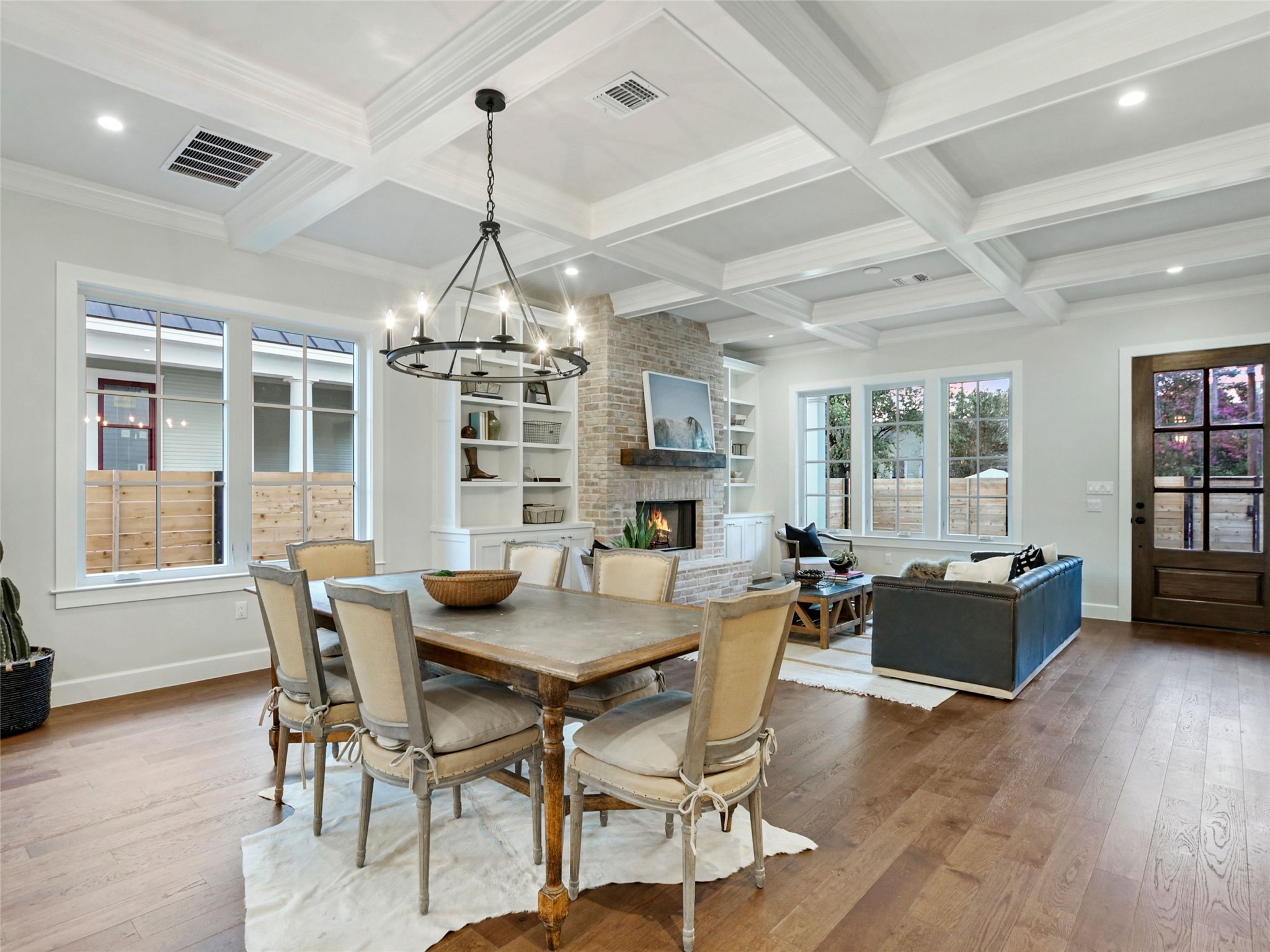 1603 Willow Street Austin, TX 78702 - Photo 6 of 30 a dining room with furniture window wooden floor