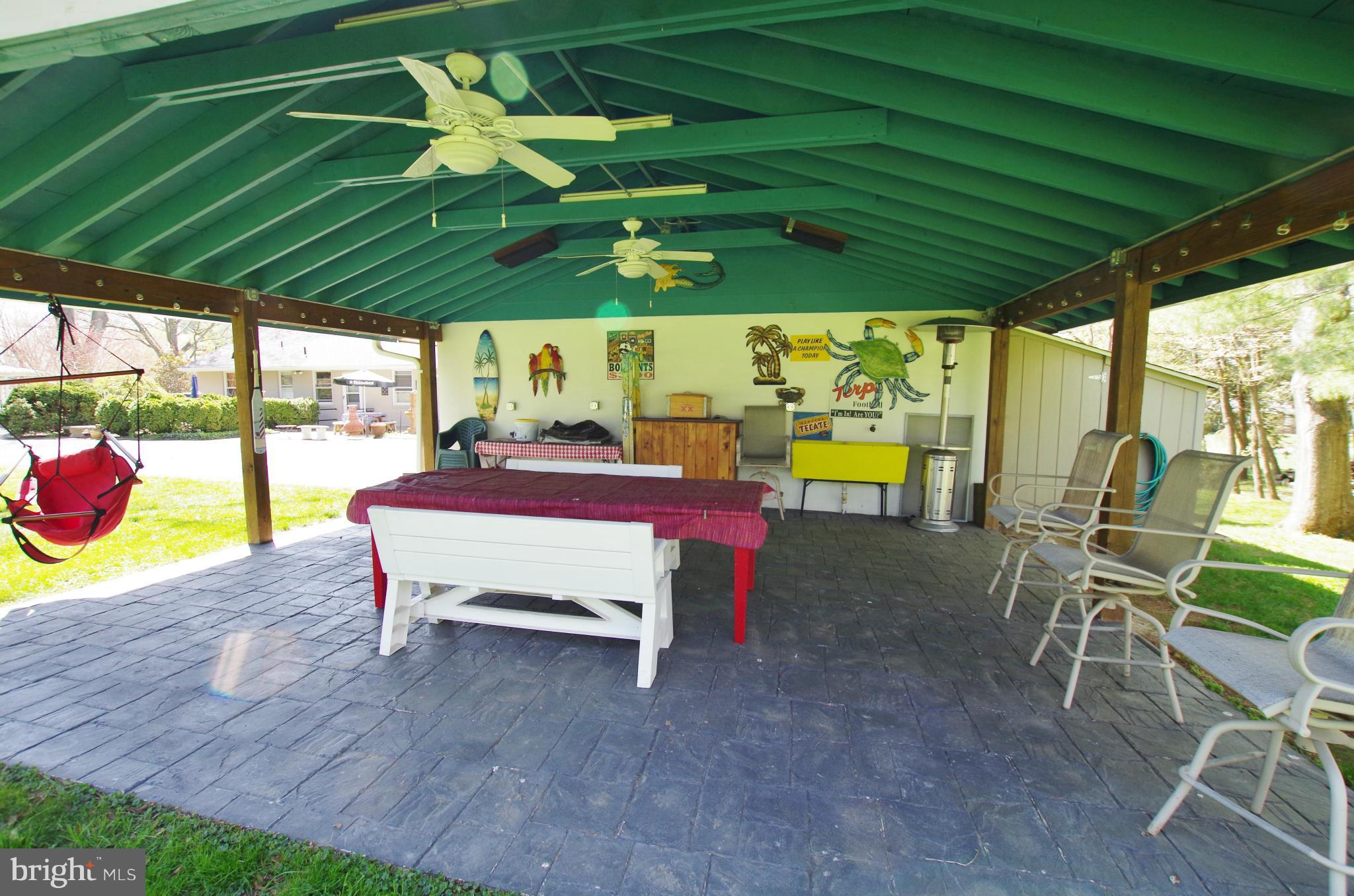 1711 Gayfields Drive Silver Spring, MD 20906 - Photo 28 of 30 Picnic Pavilion with Ceiling Fans and Sink