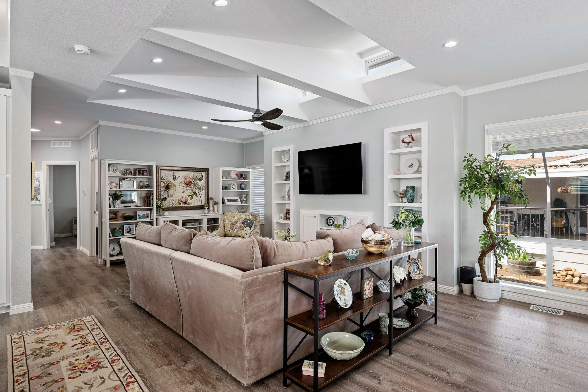340 Old Mill Road, Unit 237 Santa Barbara, CA 93110 - Photo 6 of 30 a living room with furniture and a flat screen tv
